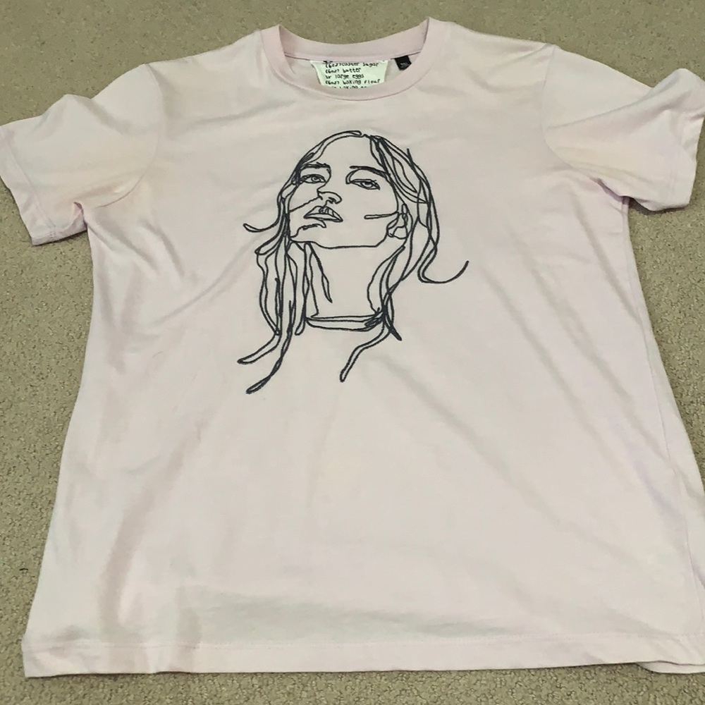 Topshop Printed Woman T-Shirt